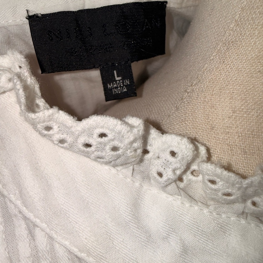 Nili Lotan White Button Down Thea Shirt - Picture 3 of 7